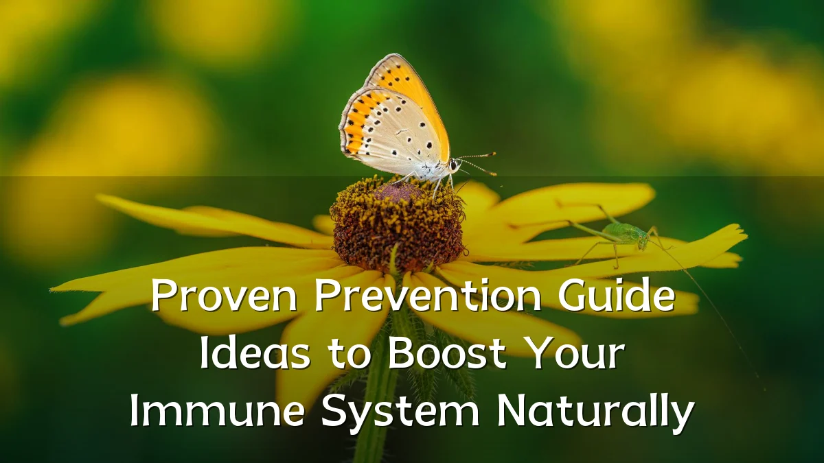 Proven Prevention Guide Ideas to Boost Your Immune System Naturally