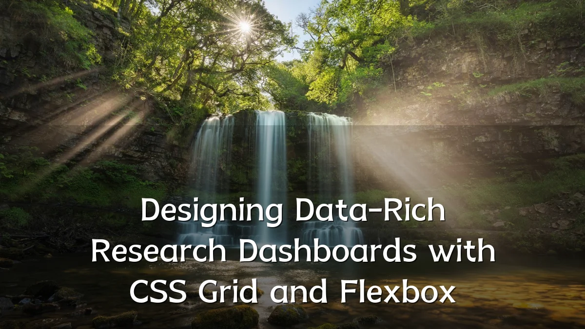 Designing Data-Rich Research Dashboards with CSS Grid and Flexbox