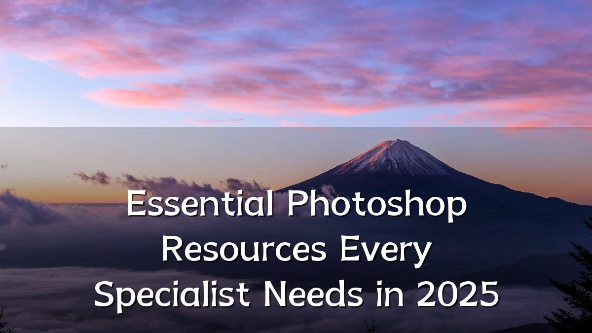 Essential Photoshop Resources Every Specialist Needs in 2025