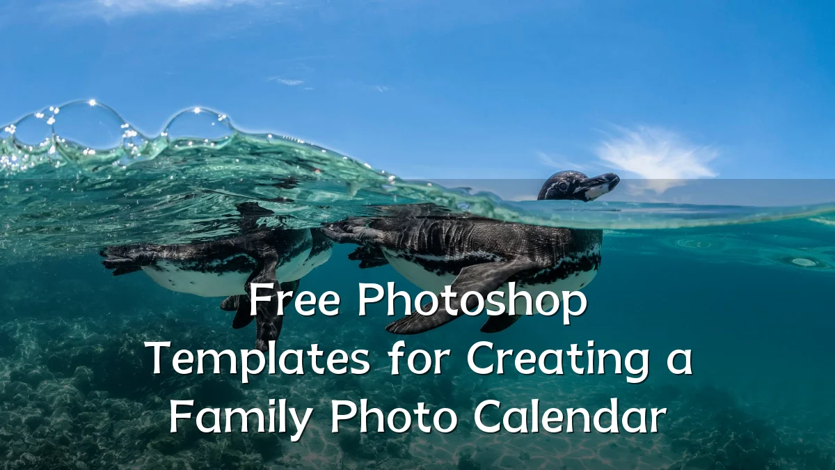 Free Photoshop Templates for Creating a Family Photo Calendar