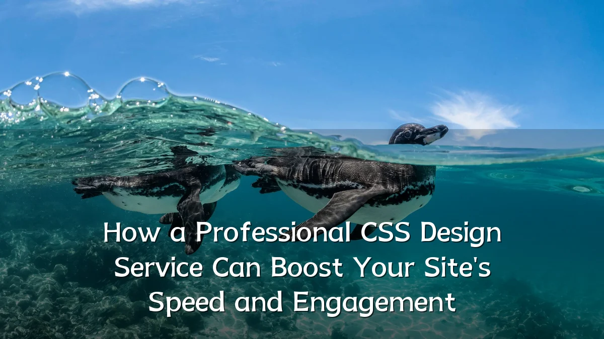 How a Professional CSS Design Service Can Boost Your Site's Speed and Engagement