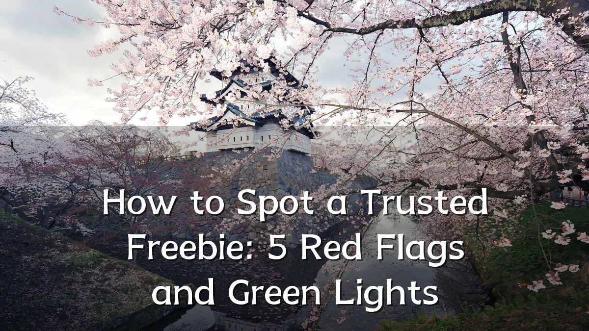 How to Spot a Trusted Freebie: 5 Red Flags and Green Lights