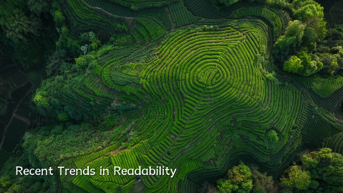 Recent Trends in Readability