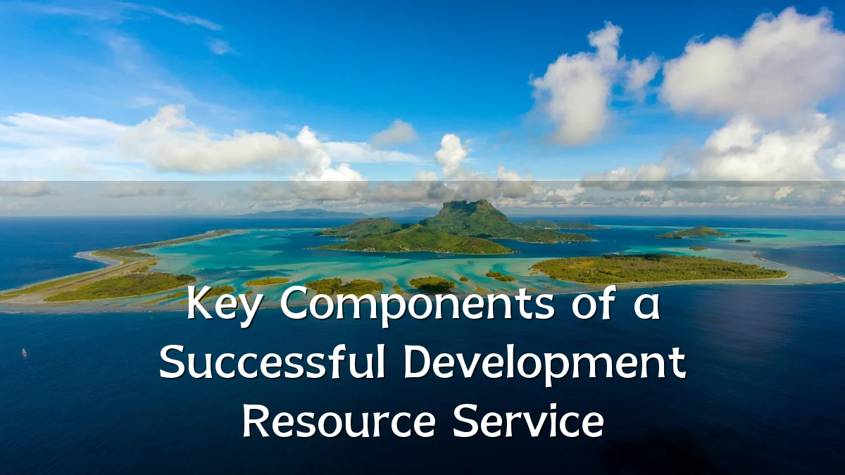 Key Components of a Successful Development Resource Service