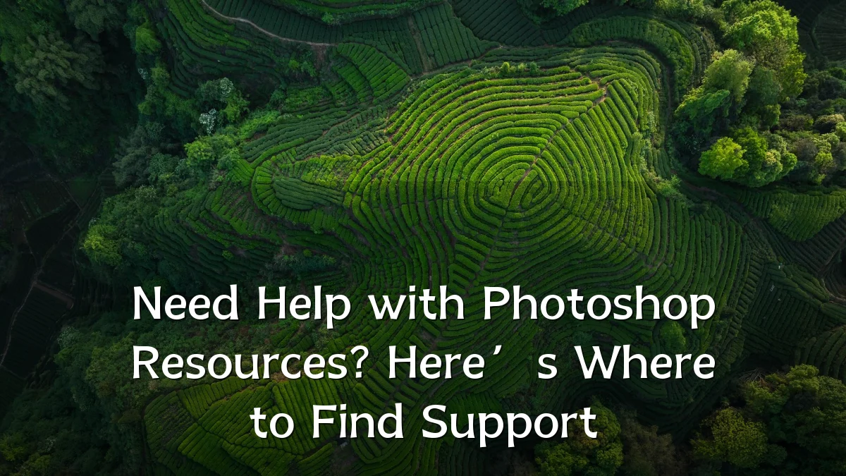 Need Help with Photoshop Resources? Here’s Where to Find Support