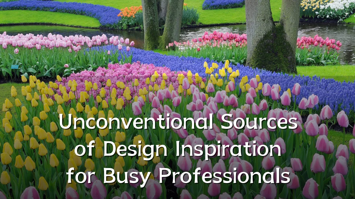 Unconventional Sources of Design Inspiration for Busy Professionals