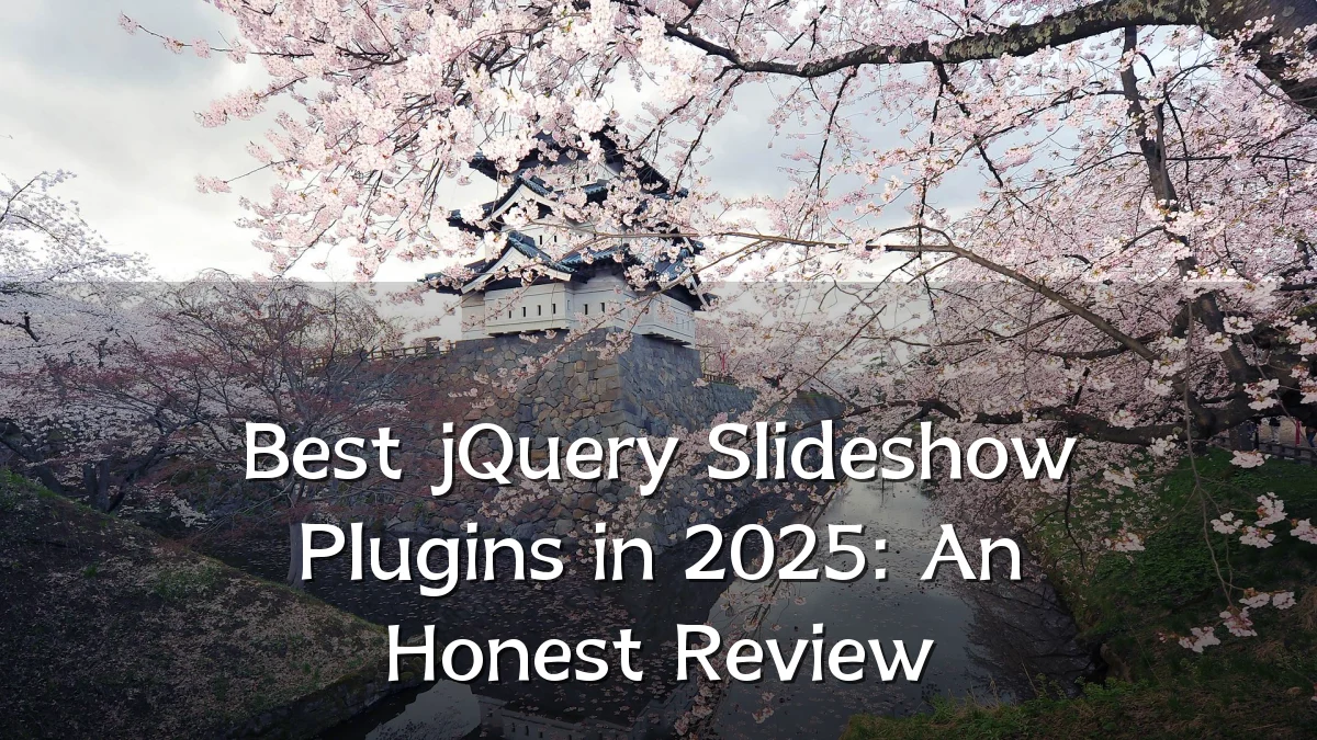 Best jQuery Slideshow Plugins in 2025: An Honest Review