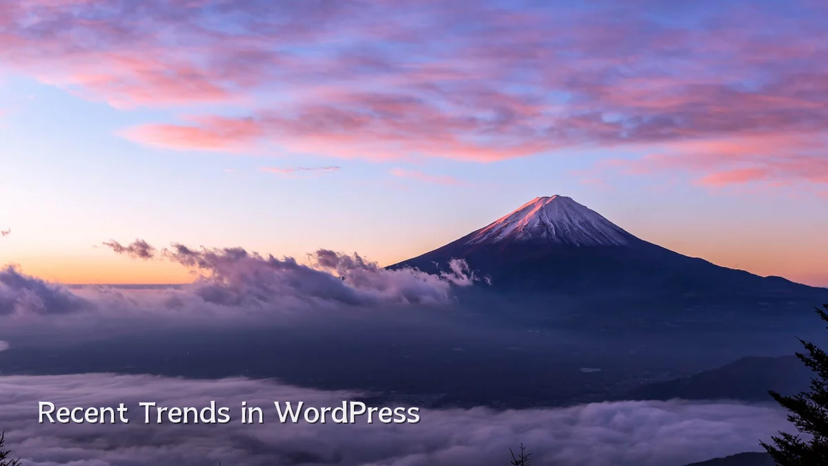 Recent Trends in WordPress