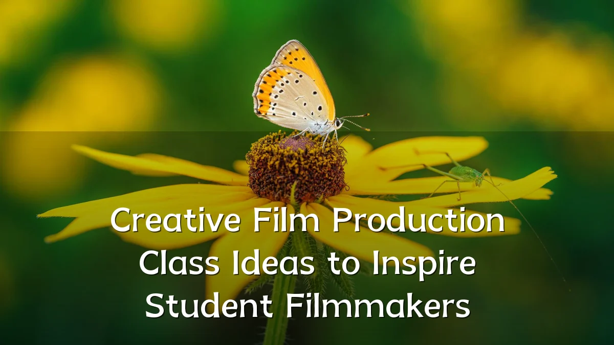 Creative Film Production Class Ideas to Inspire Student Filmmakers